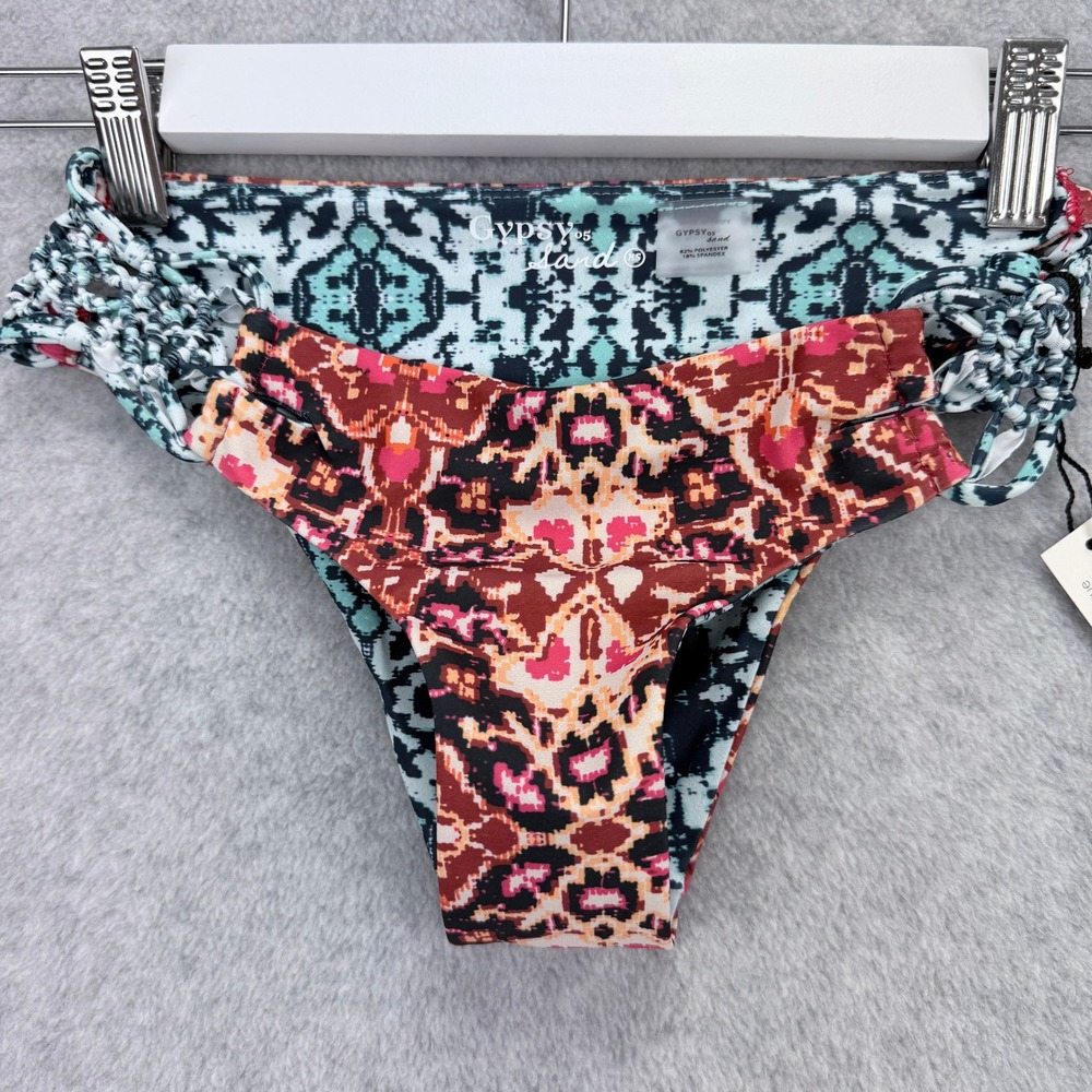 Gypsy 05 Bikini Bottom Women XS Multicolor NWT boho, beachy, festival